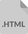 HTML file format